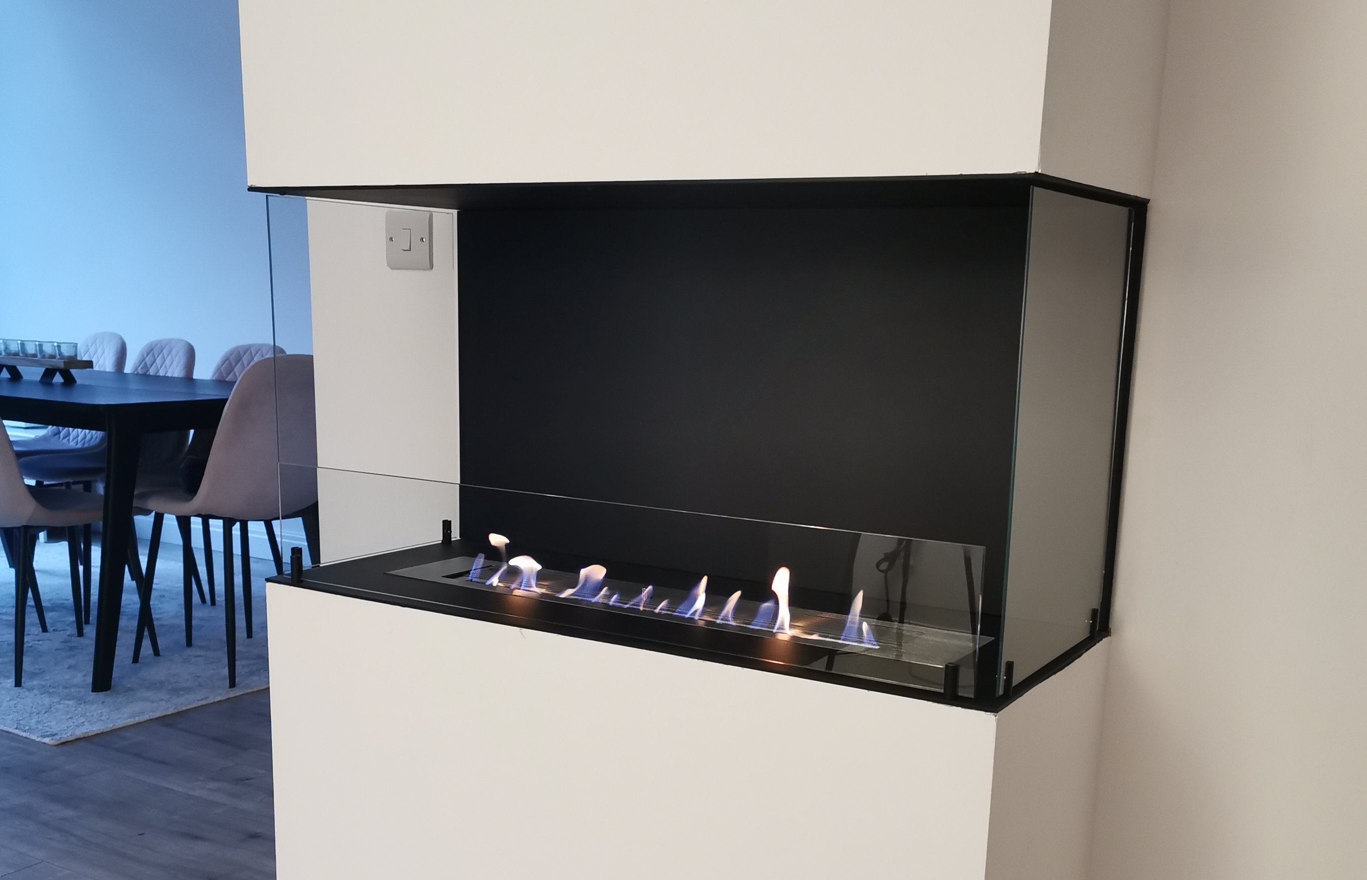 Built in Bioethanol Fireplace