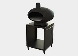 Pizza oven table