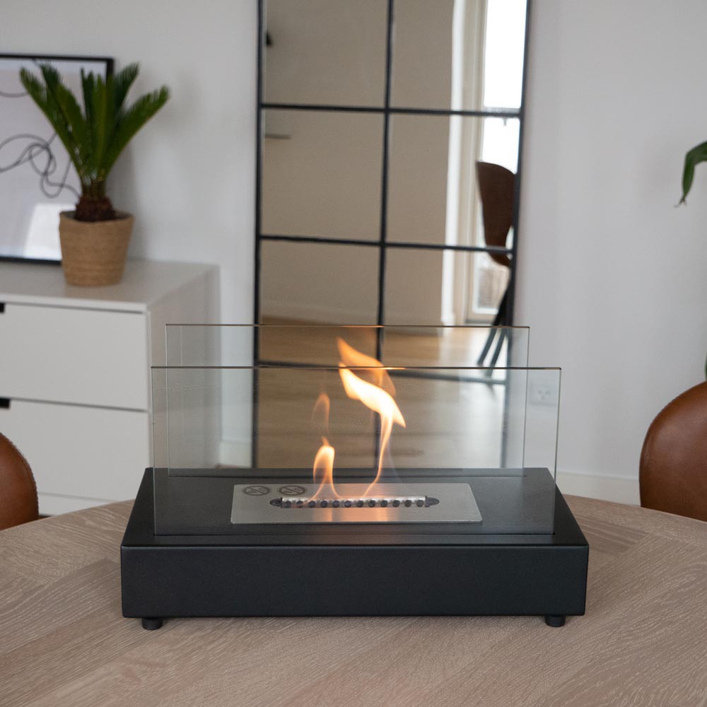 Lambeth Black - Tabletop Bio Fireplace