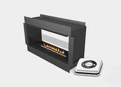 Automatic built in bioethanol fireplace