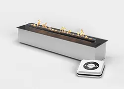 Automatic bio fireplace burner
