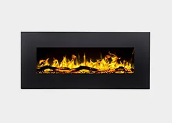 Wall-mounted Electric LED Fireplace
