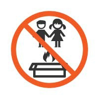 keep fireplace away from children
