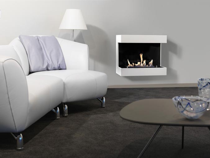 Opti myst fireplace for the wall