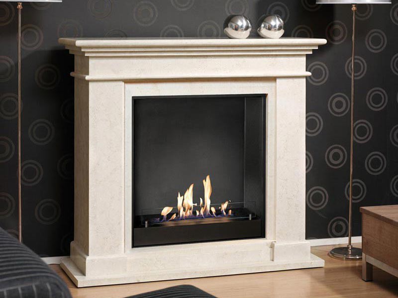 Traditional mantel bioethanol fireplace inspiration for the colder months
