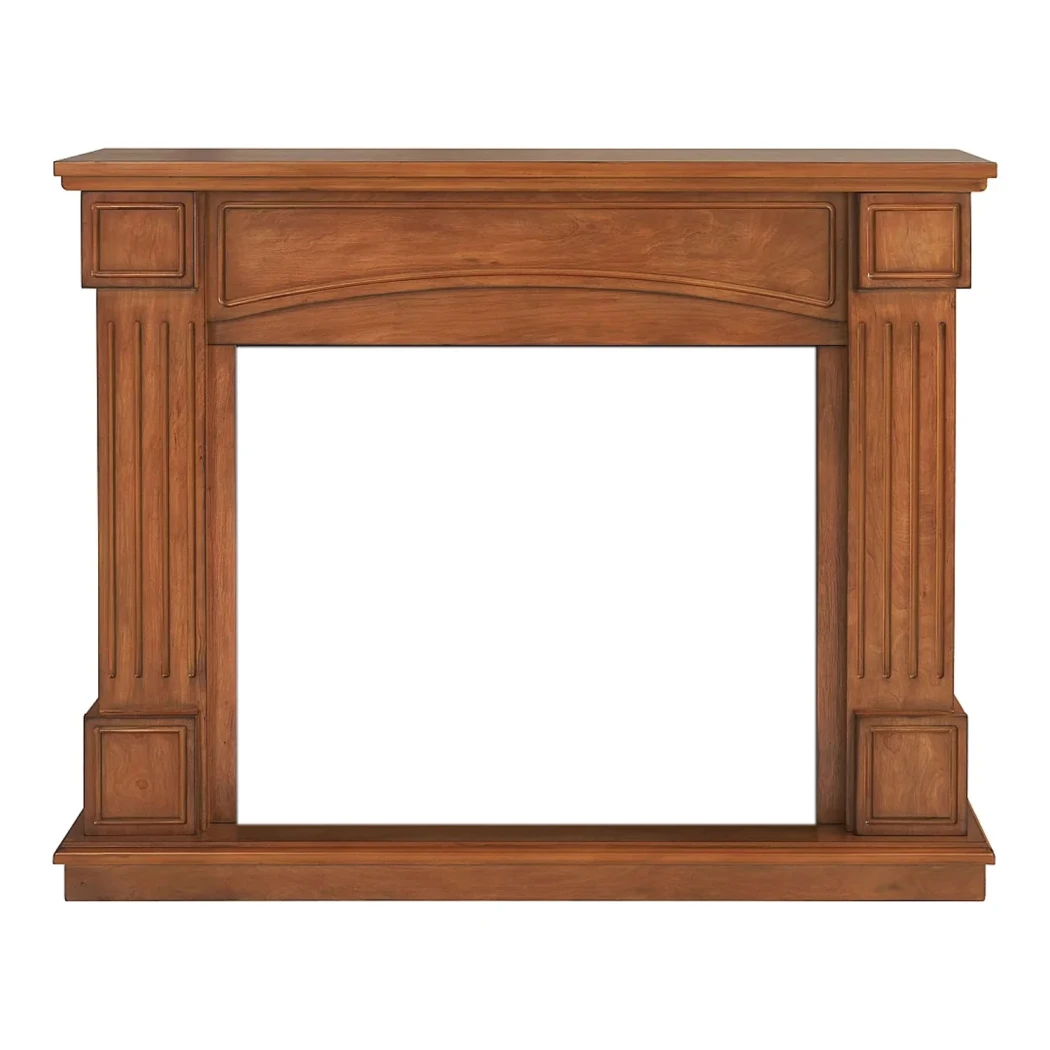 Boston Free-standing Electric Fireplace Frame - Oak ArtiFlame  | Bioethanol-fireplace.co.uk | Fritstående Pejseramme