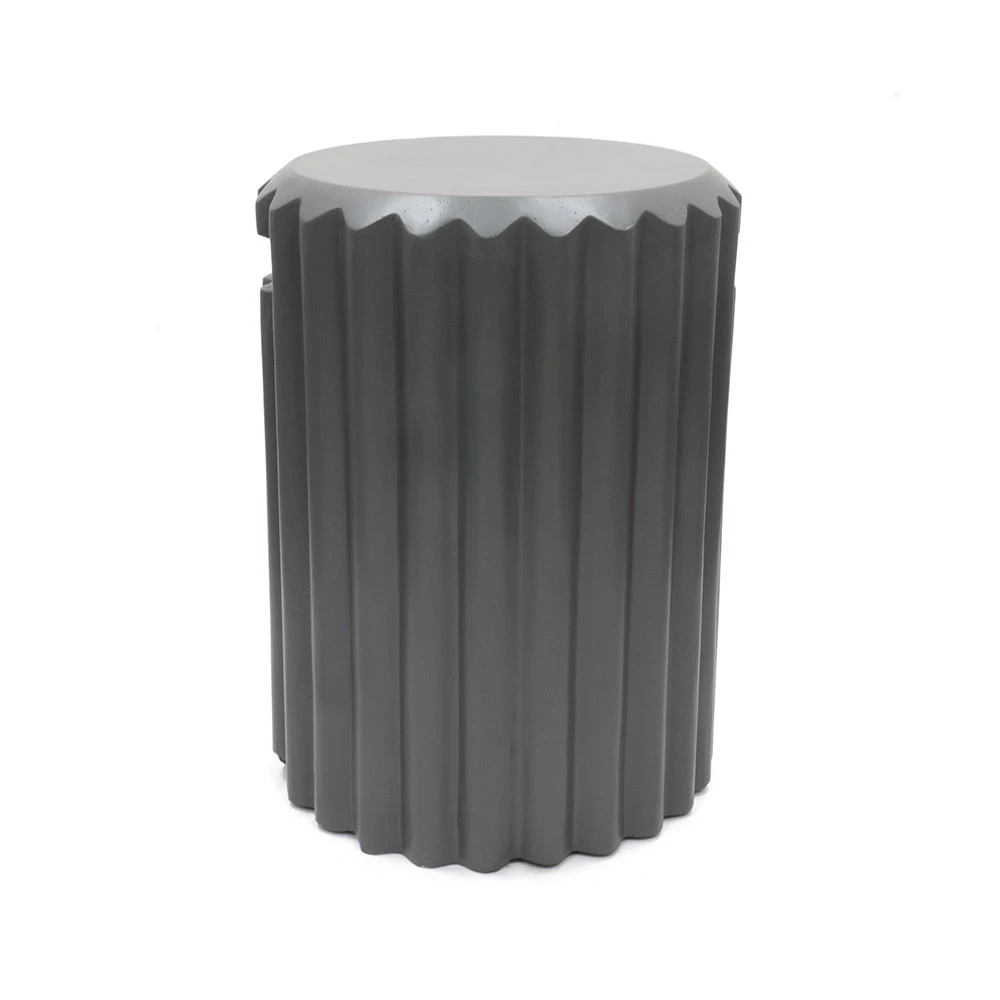 Enclosure Rib Smokey Anthracite Gas Bottle Cover by Happy Cocooning – Ribbed Composite 41cm Outdoor Gas Tank Storage