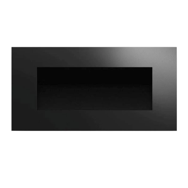 Icon Fires Nero 1150 wall mounted bio fireplace - Bioethanol fireplace in black - Beautiful flames for 8 hours - Easy and flexible installation