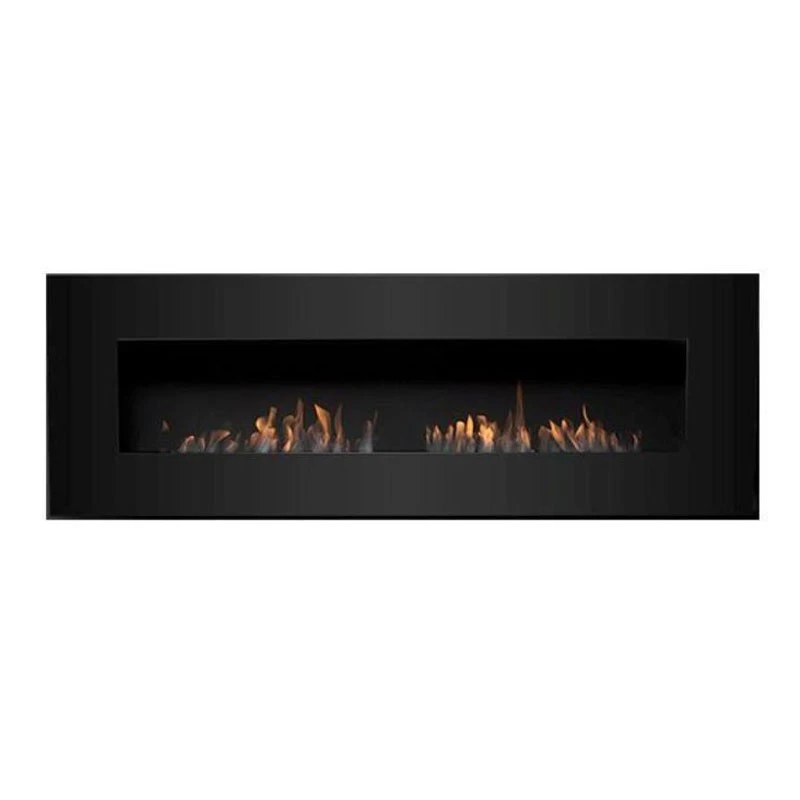 Nero 1750 Icon Fires built-in bio fireplace from Icon Fires - Black bioethanol wall fireplace in elegant design - High heat output of 9.8 kW