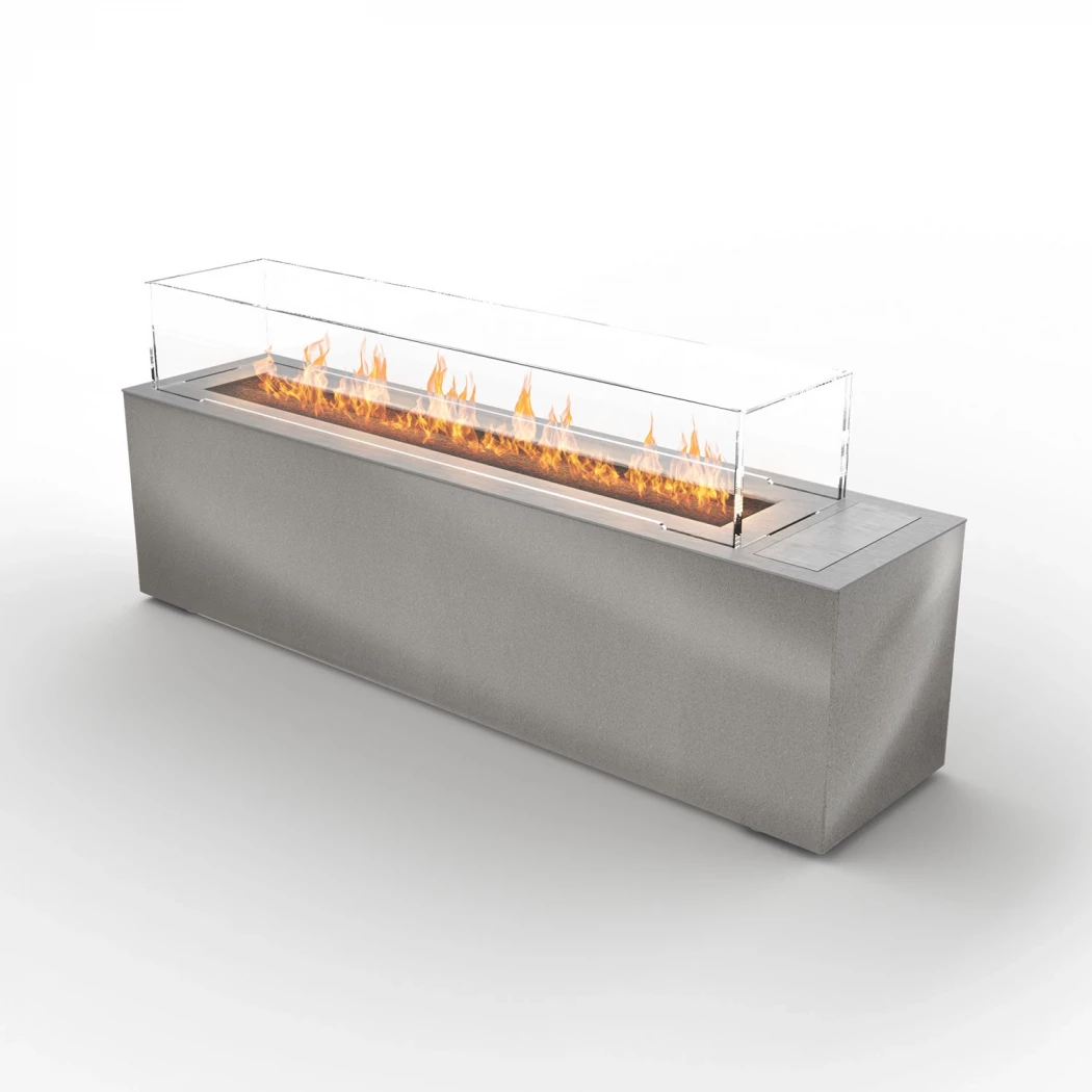 Planika Cabo Crete Automatic Biofireplaces from Planika Fires | Freestanding Outdoor Biofireplace | Freestanding Automatic Biofireplaces with Remote