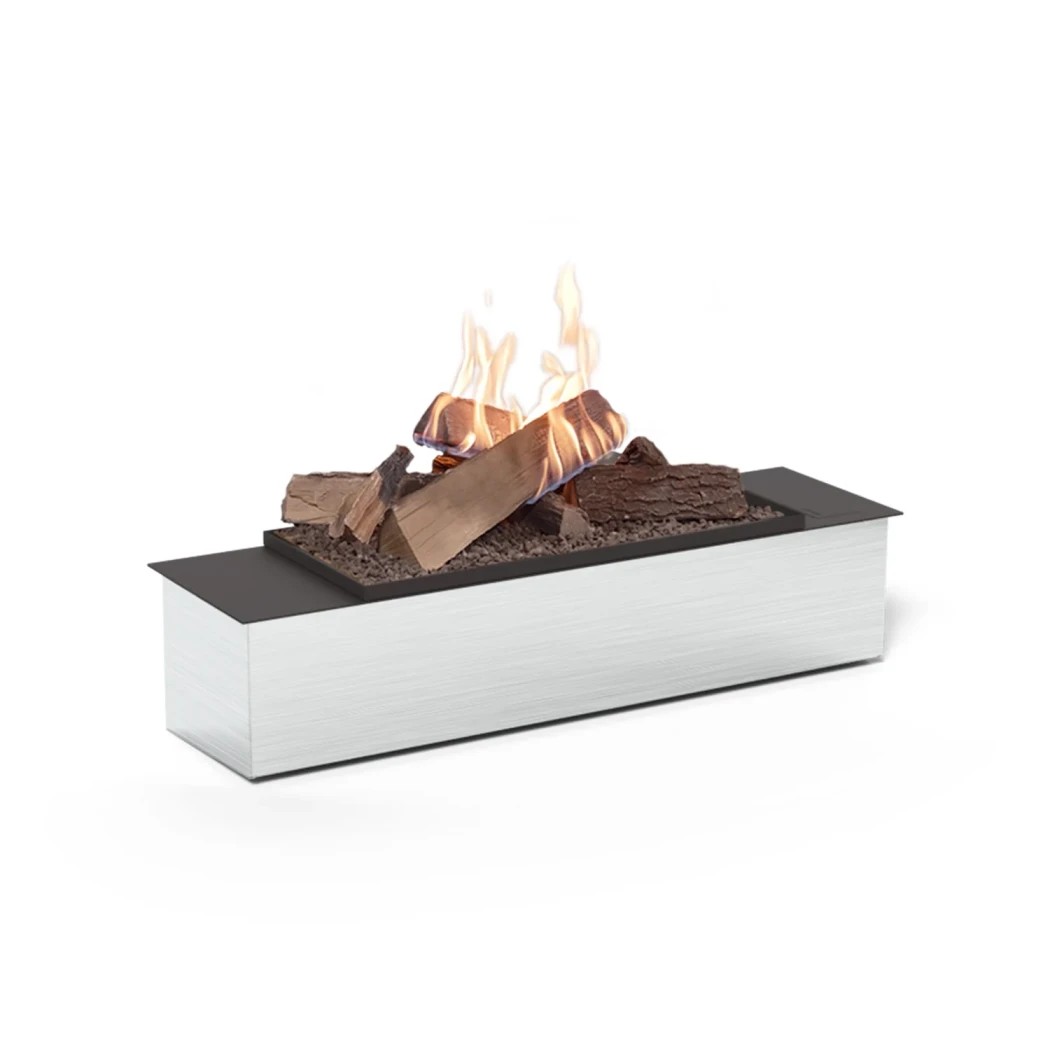 Planika FLA4 990 Logs – Automatic Bioethanol Burner by Planika | BEV® Technology, FLOGS Flame Effect, Up to 8 Hours Burn Time