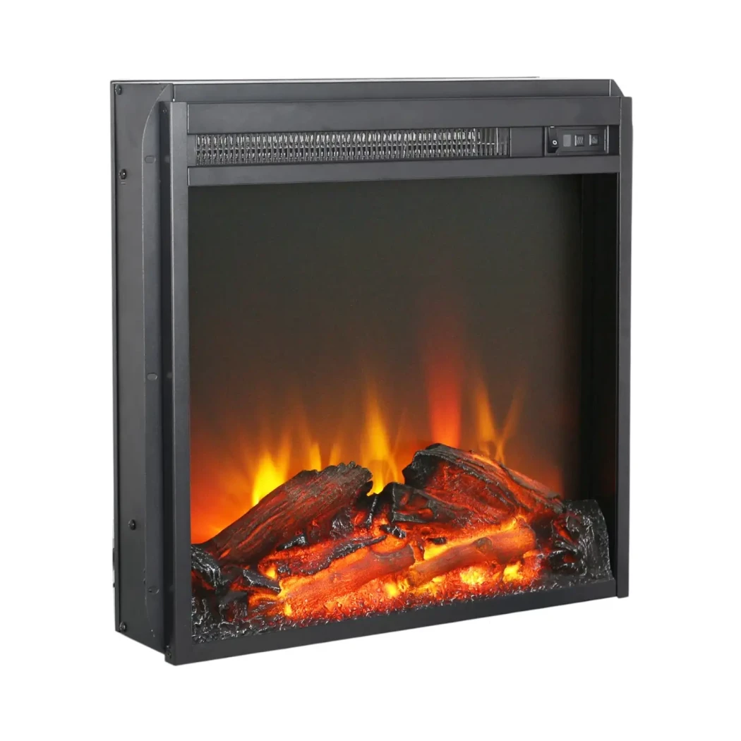 Eldur 18" Electric Fireplace Insert - ScandiFlames Electric - 1,35 kW heat-effect