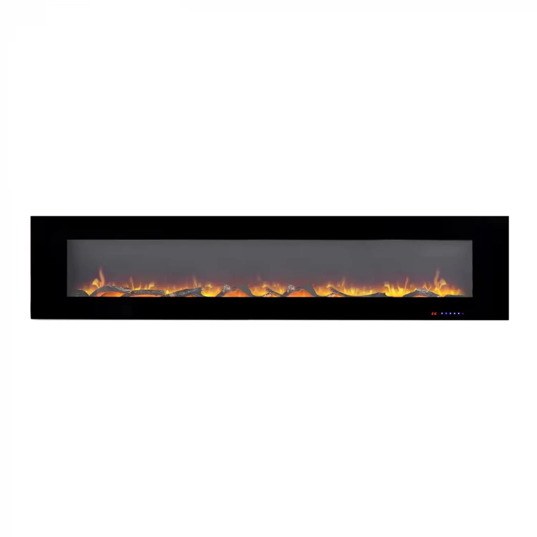 Built-in Electric Fireplace - Fireplace Insert - Heating Features and Colour Settings