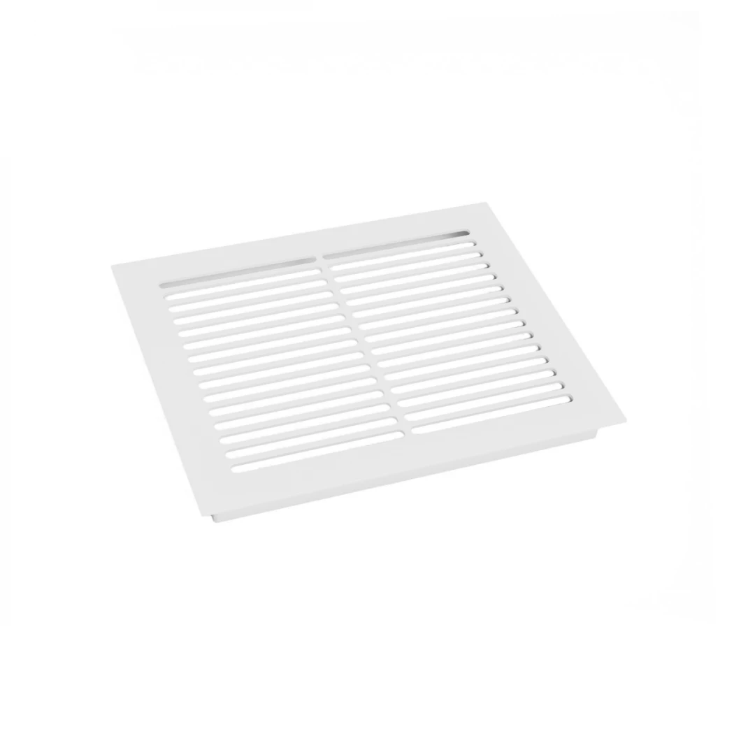 White Ventilation Grill - Size: 25x20.5 cm - Ventilation Area: 210 cm²