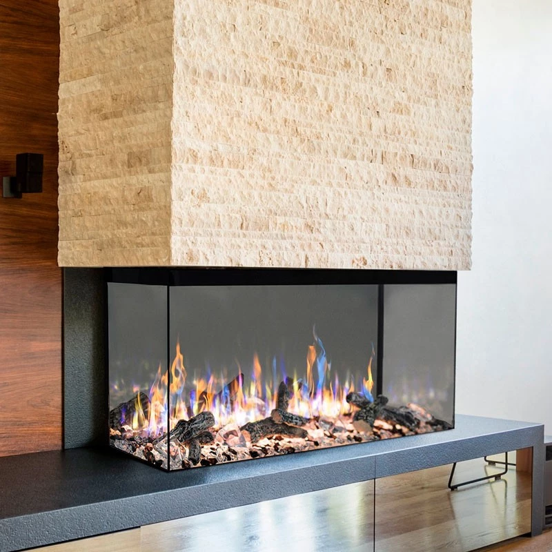 Stadhampton Electric 3-sided fireplace