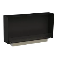 Foco One 1000 Slim - One-sided Built-in Bioethanol Fireplace