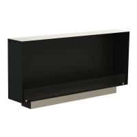 Foco One 1200 Slim - One-sided Built-in Bioethanol Fireplace