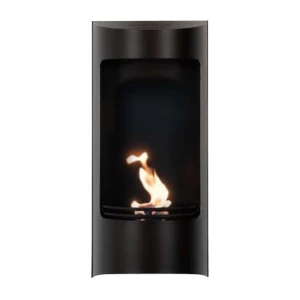 Black bioethanol fireplace Retra Uno from Nordlys Denmark