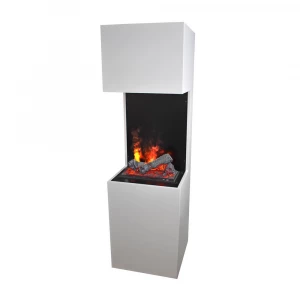 Beethoven Glow Fire Hybrid Fireplace