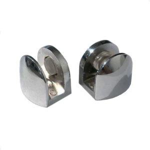 Steel brackets for safety glass
