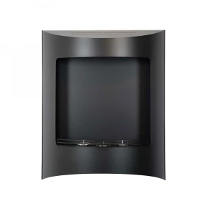 Retra Trio black wall mounted bioethanol fireplace from Nordlys Denmark