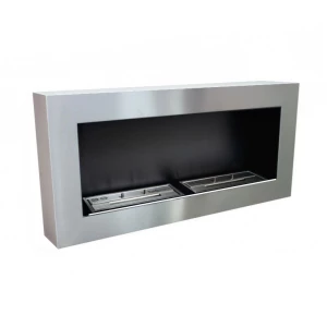 Large Steel Fireplace for Wall Mounting