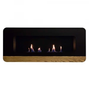 Nordlys Denmark - Cora Duo Black wall-mounted bioethanol fireplace