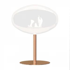 Polished Copper Stand for Cocoon Pedestal Bioethanol Fireplace