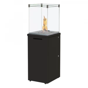 Fuora Q Spartherm Outdoor Gas Fireplace - Black