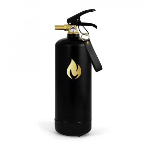Nordic Flame Fire Extinguisher 2 kg - Black with Gold Emblem