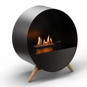 Planika Bubble Floor automatic free-standing bioethanol fireplace