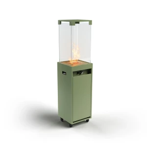 Faro Outdoor Gas Heater in Pale Green