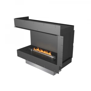 Planika Forma Left-sided Corner Fireplace with Prime Fire Burner