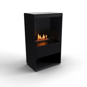 Planika Senso Stove bioethanol fireplace in traditional wood-stove design