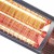 Terrace heater for wall hortus