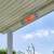 Terrace heater for wall hortus