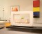 Safretti Curva DT white, free standing bio fireplace