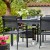 Silver under table patio heater