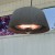Hanging patio heater with lampshade